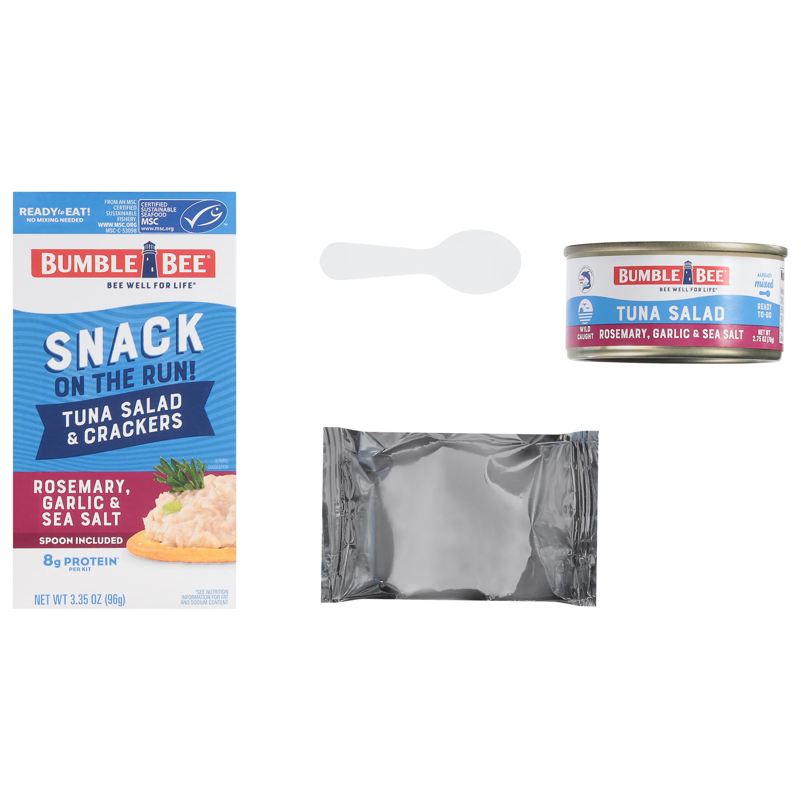 Bumble Bee Snack On The Run ideal for road trips, hikes, and camping.