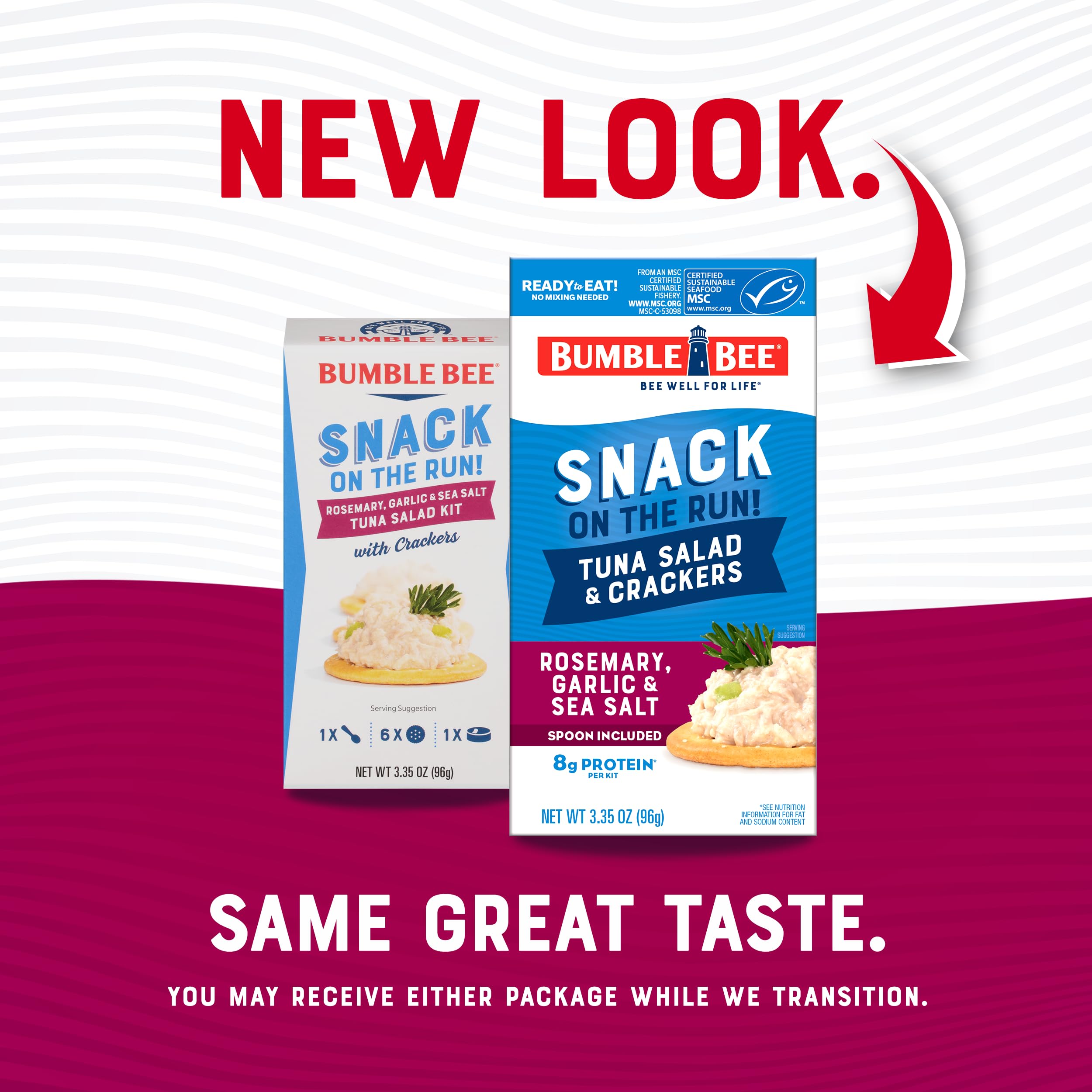 Bumble Bee Snack On The Run ready-to-eat box for effortless snacking.
