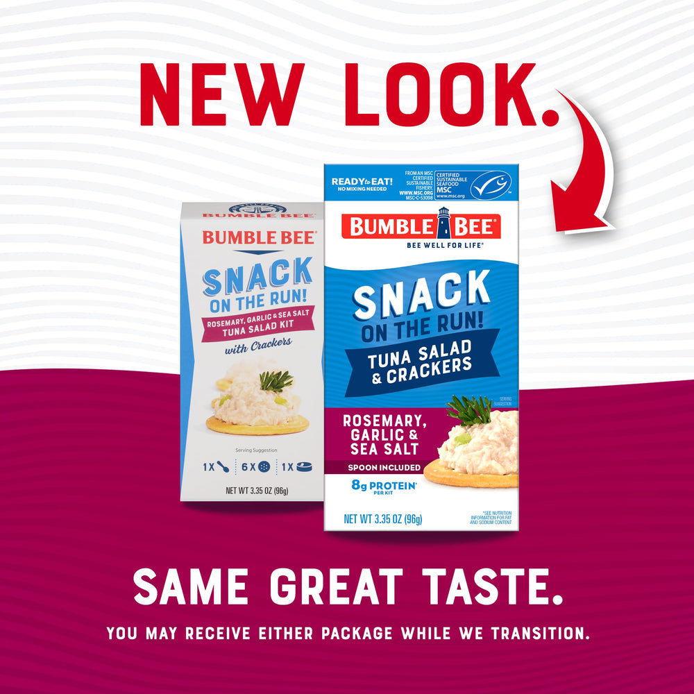 Bumble Bee Snack On The Run ready-to-eat box for effortless snacking.