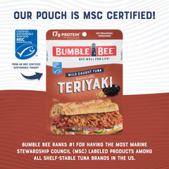 Bumble Bee Teriyaki Tuna Pouch on-the-go snack in a bag