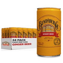 Bundaberg Ginger Beer can front view for refreshing weekend sips