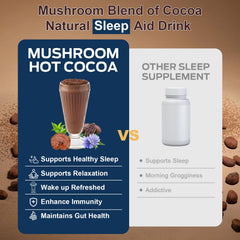 Bunkell Mushroom Hot Cocoa spoon with powder for a pre bed drink