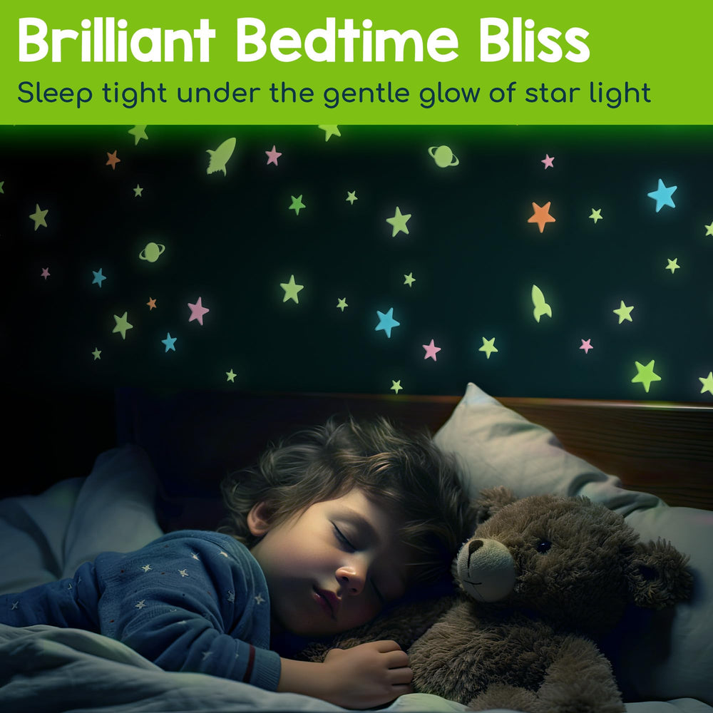 BUNMO Nursery and playroom decor with soft, luminous stars