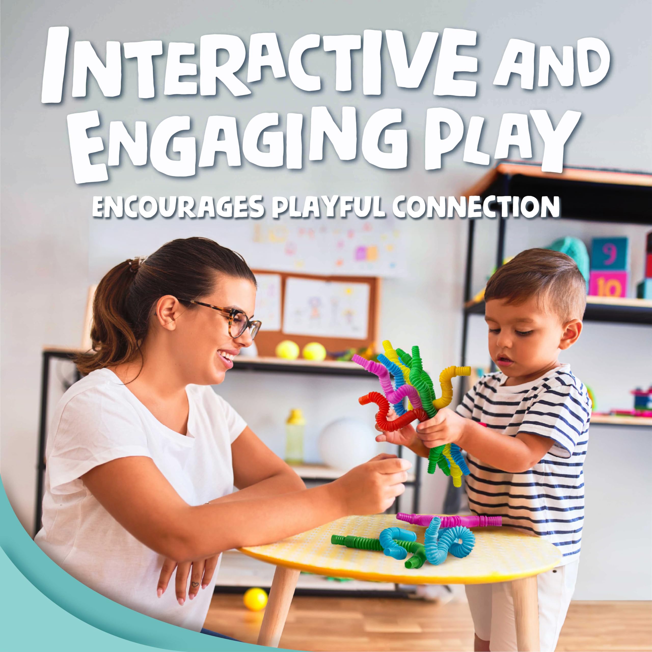 BUNMO Pop Tubes boast vibrant colors fueling curiosity during activities.