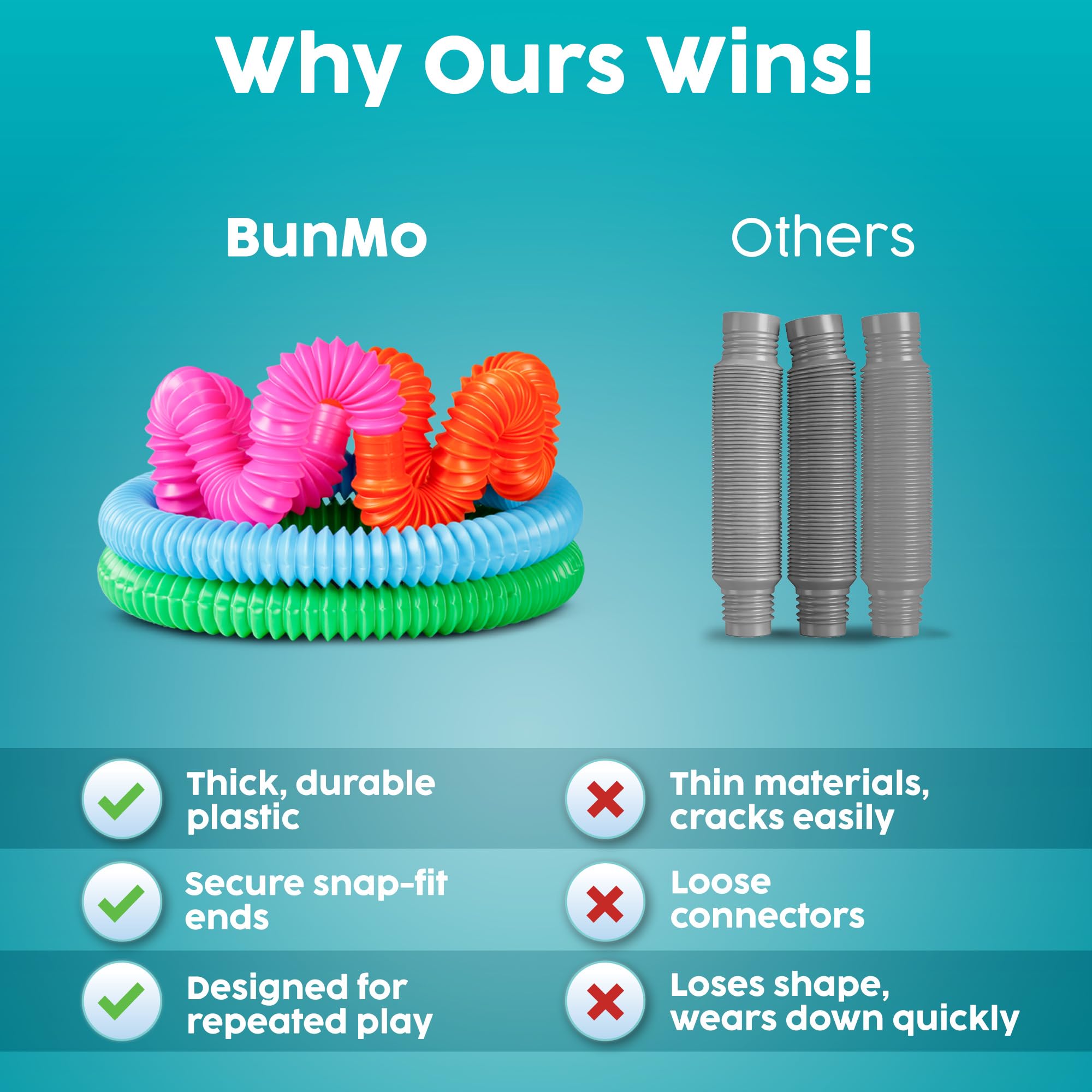 BUNMO Pop Tubes support portable, screen-free entertainment on the go.