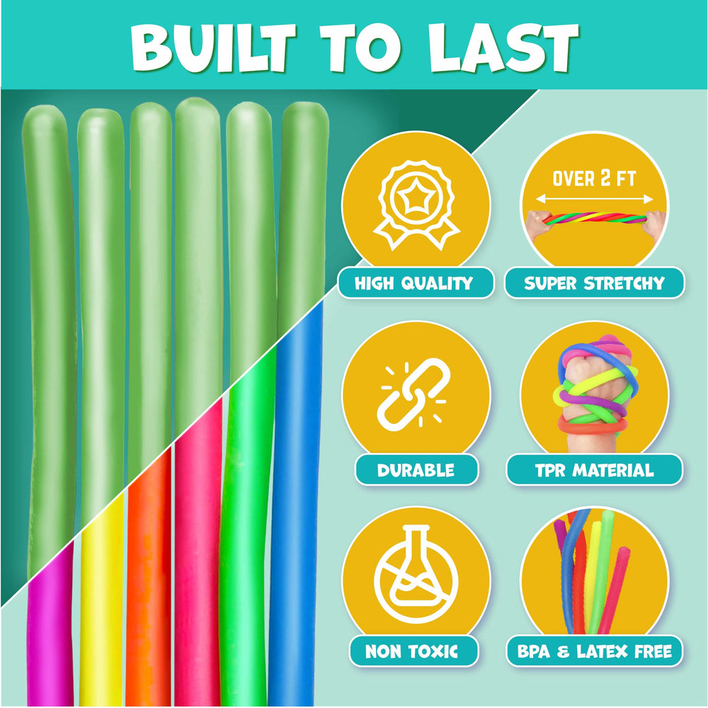 BUNMO Portable stretchy strings tucked in backpacks for on-the-go play