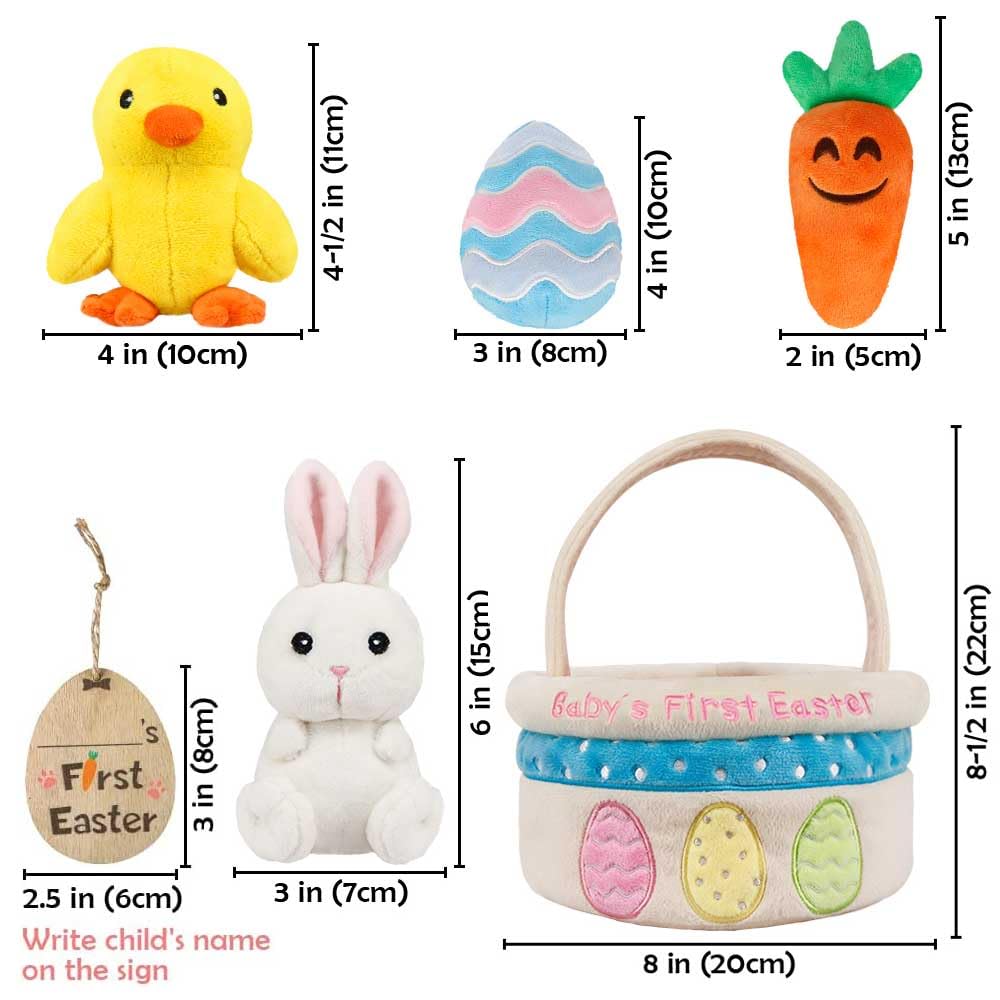 Bunny Chorus plush chick ideal for baby-safe Easter play and cuddles.