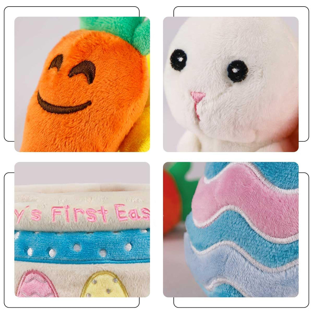 Bunny Chorus plush carrot makes a cute Easter filler and decor.