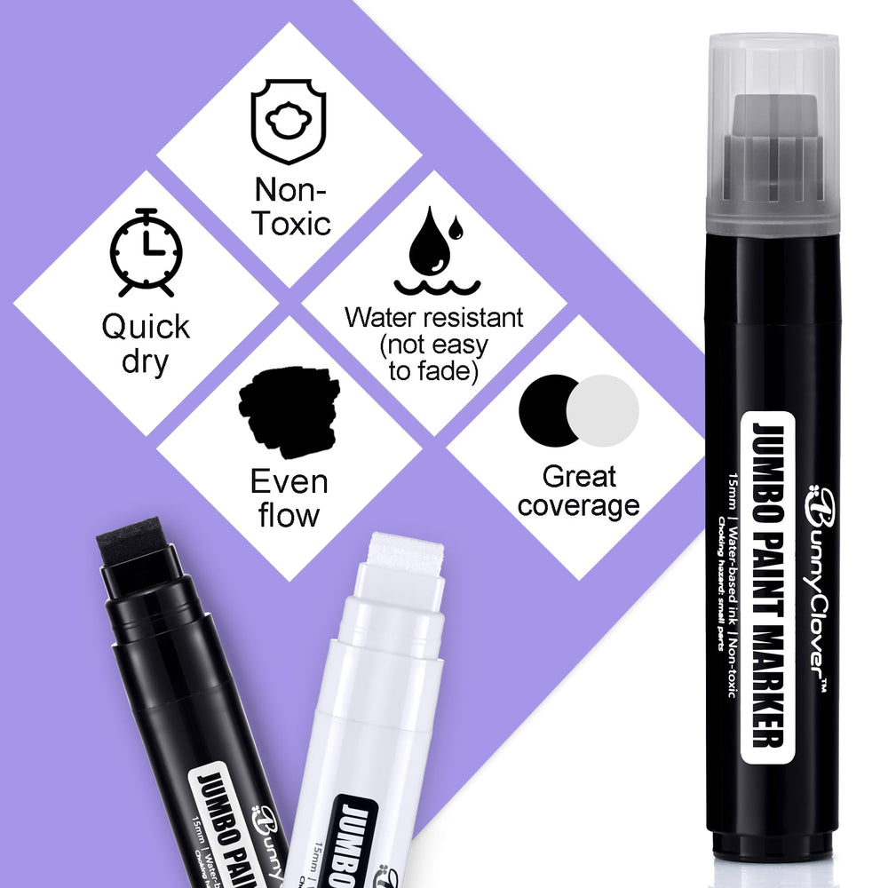 Bunnyclover paint marker on wood for signs and crafts