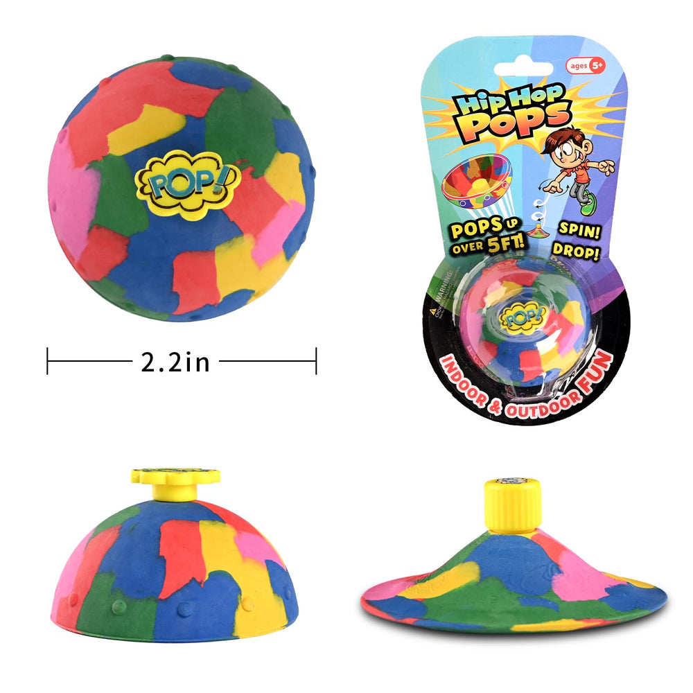 Bupduq Bounce Bowls Camouflage pop action demonstrates bouncing rotations