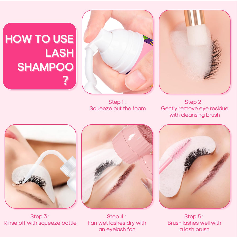 Buqikma lash care kit contents showcase complete maintenance set.