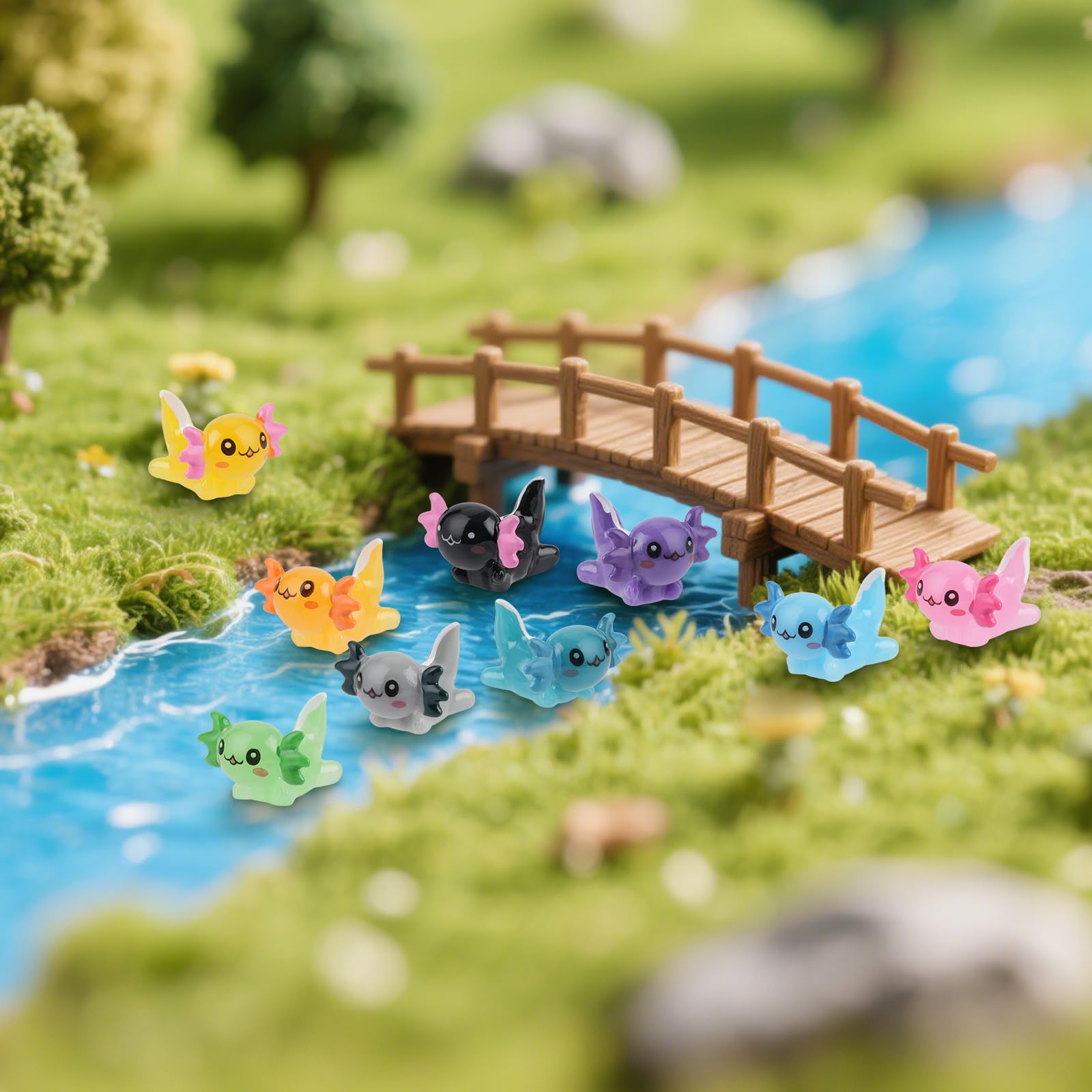 BuQiuRen luminous axolotls brighten shelves and gifts.