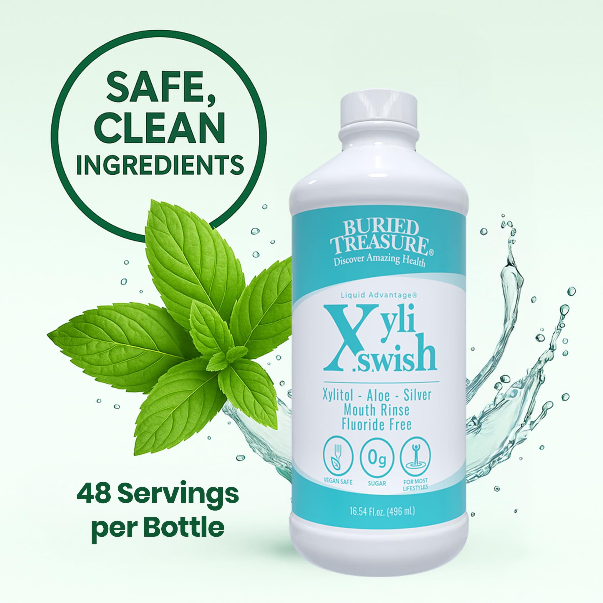 Buried Treasure Xyli Swish dispensing action ready for daily use