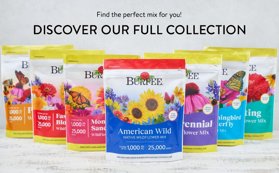 Burpee brand trust since 1876 for quality seeds and gardening tips