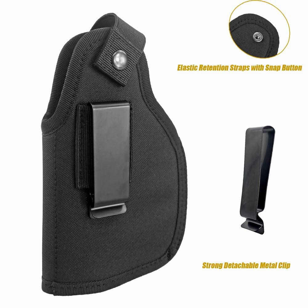 Bursport holster ready for IWB or OWB wear around the waist.