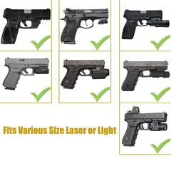 Bursport holster designed to fit medium to full-size pistols securely.