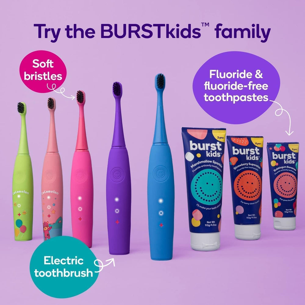 Burst USA-made BPA-free tube underscores recyclable packaging for eco-conscious families