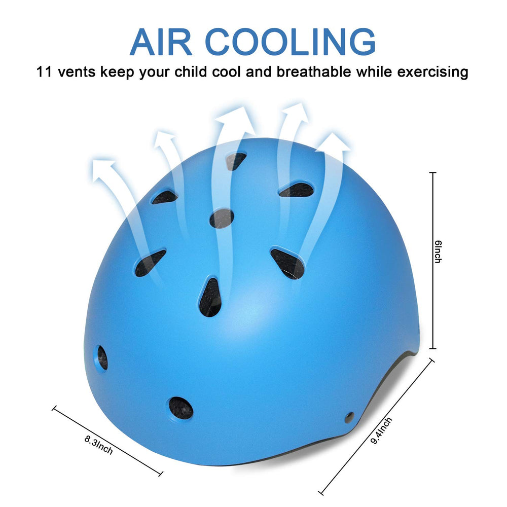 BURSUN Kids Helmet adjustable dial demonstrates easy fit as children grow