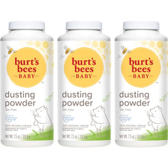 Burt's Bees Baby Dusting Powder no talc for soft, dry skin.