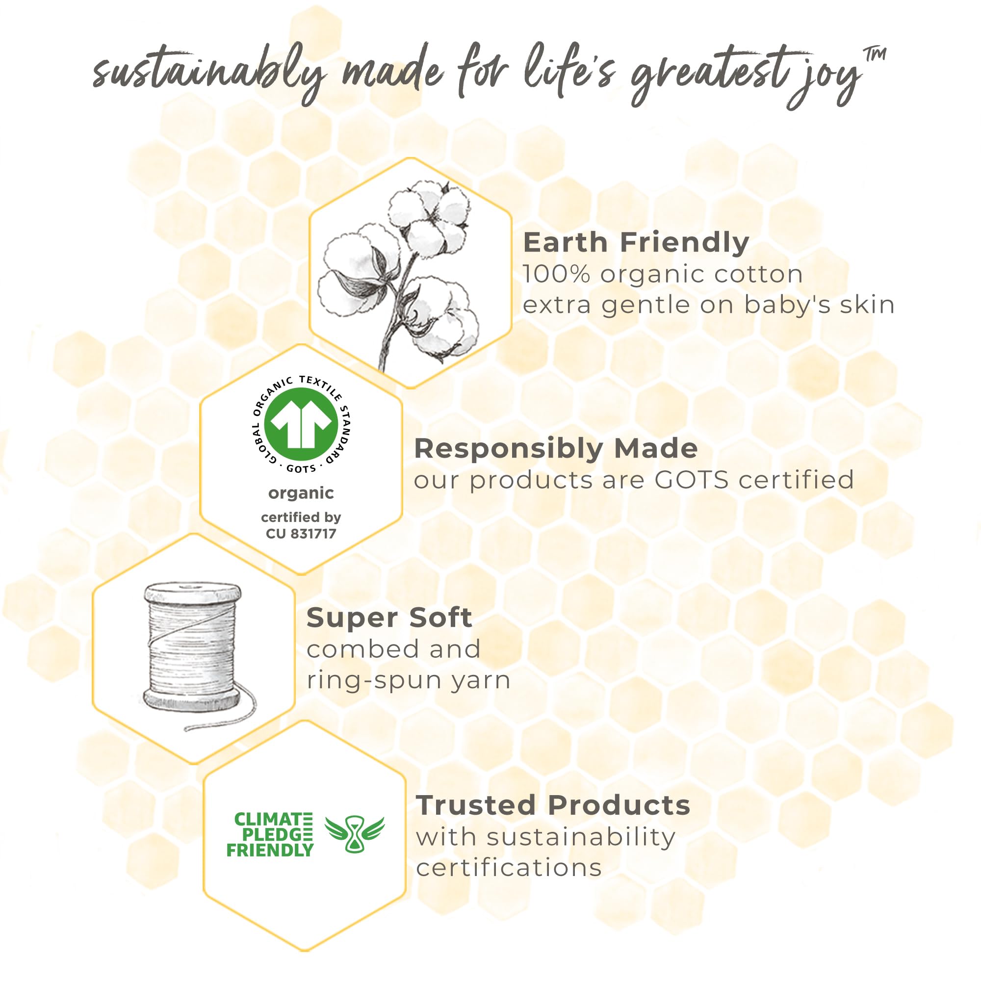 Burt's Bees Baby rattle set with diverse textures for imaginative play.