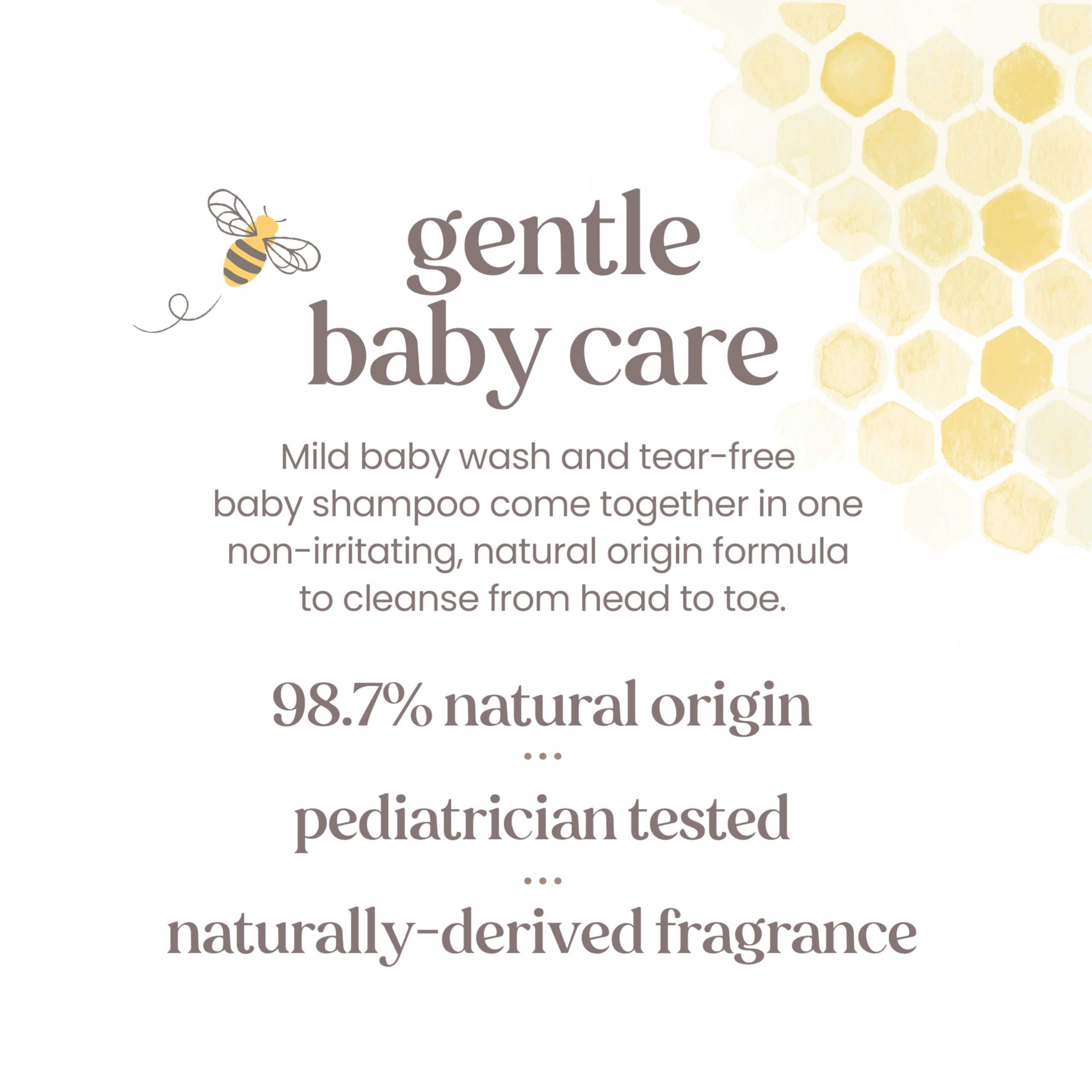 Burt's Bees Baby Sensitive Shampoo and Wash pediatrician-tested for daily use