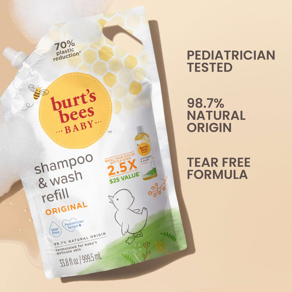 Natural origin claim highlighted on packaging with plant-based cleansing.