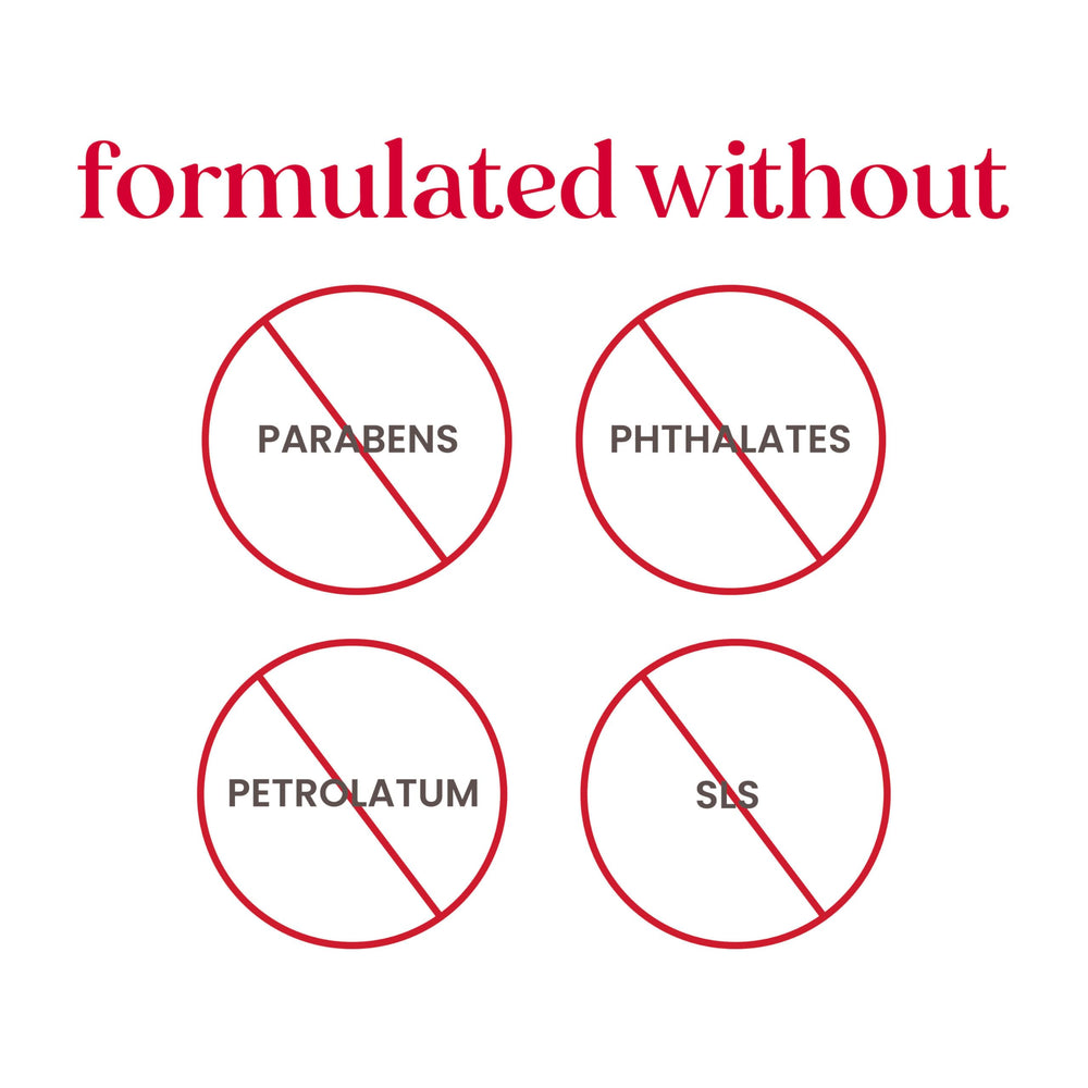 Gentle irritant-free formula suitable for daily use on delicate skin.