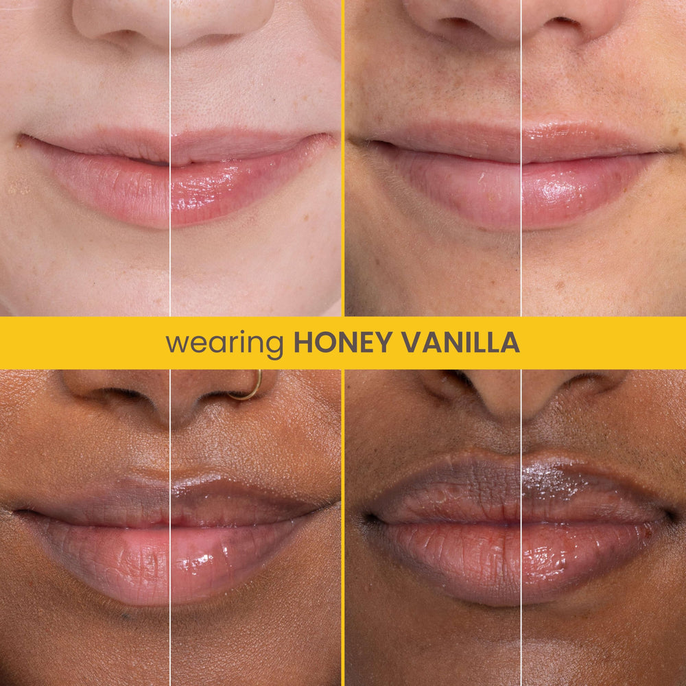 Burt's Bees beeswax-shea-cocoa ingredients list on label