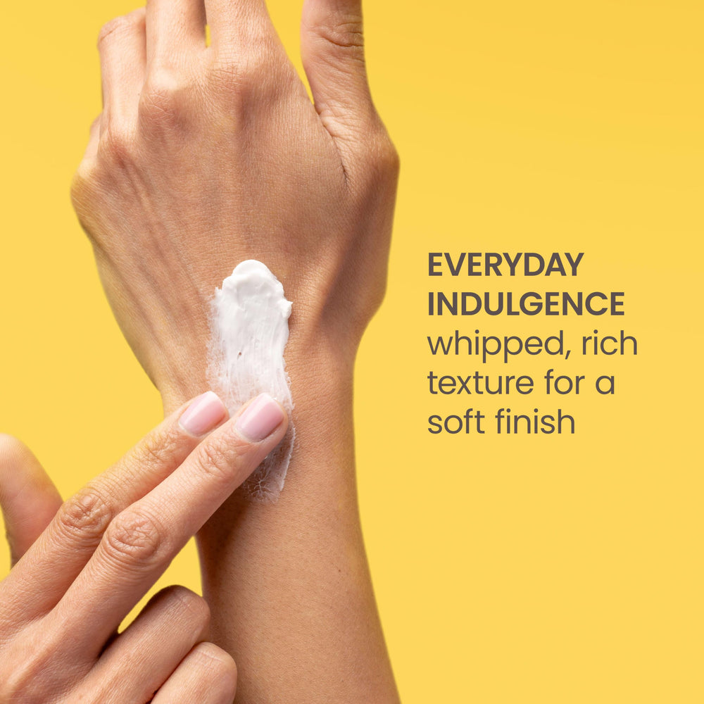Burt's Bees Boosted Body Whipped Butter Leaping Bunny certified cruelty-free