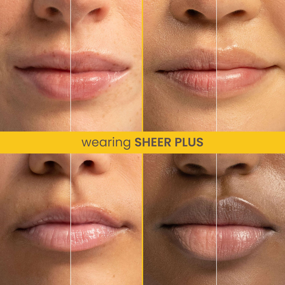 Beeswax and shea butter nourish lips for 24-hour moisture