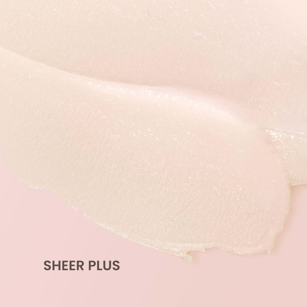 Lips with a tint-free semi-glossy finish using Burt's Bees balm