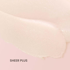 Lips with a tint-free semi-glossy finish using Burt's Bees balm
