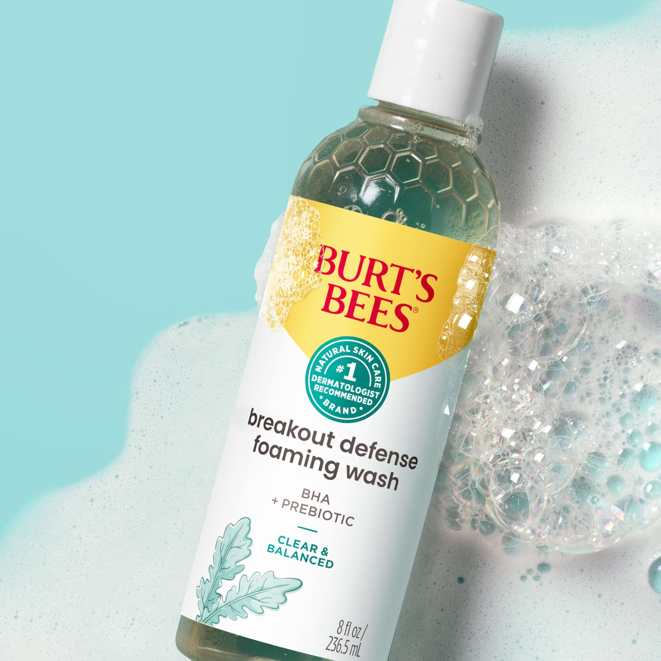 Free-from parabens, phthalates, petrolatum and SLS on Burt's Bees Breakout Defense