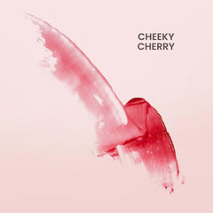 Burt's Bees Cheeky Cherry balm being applied for daily moisture.