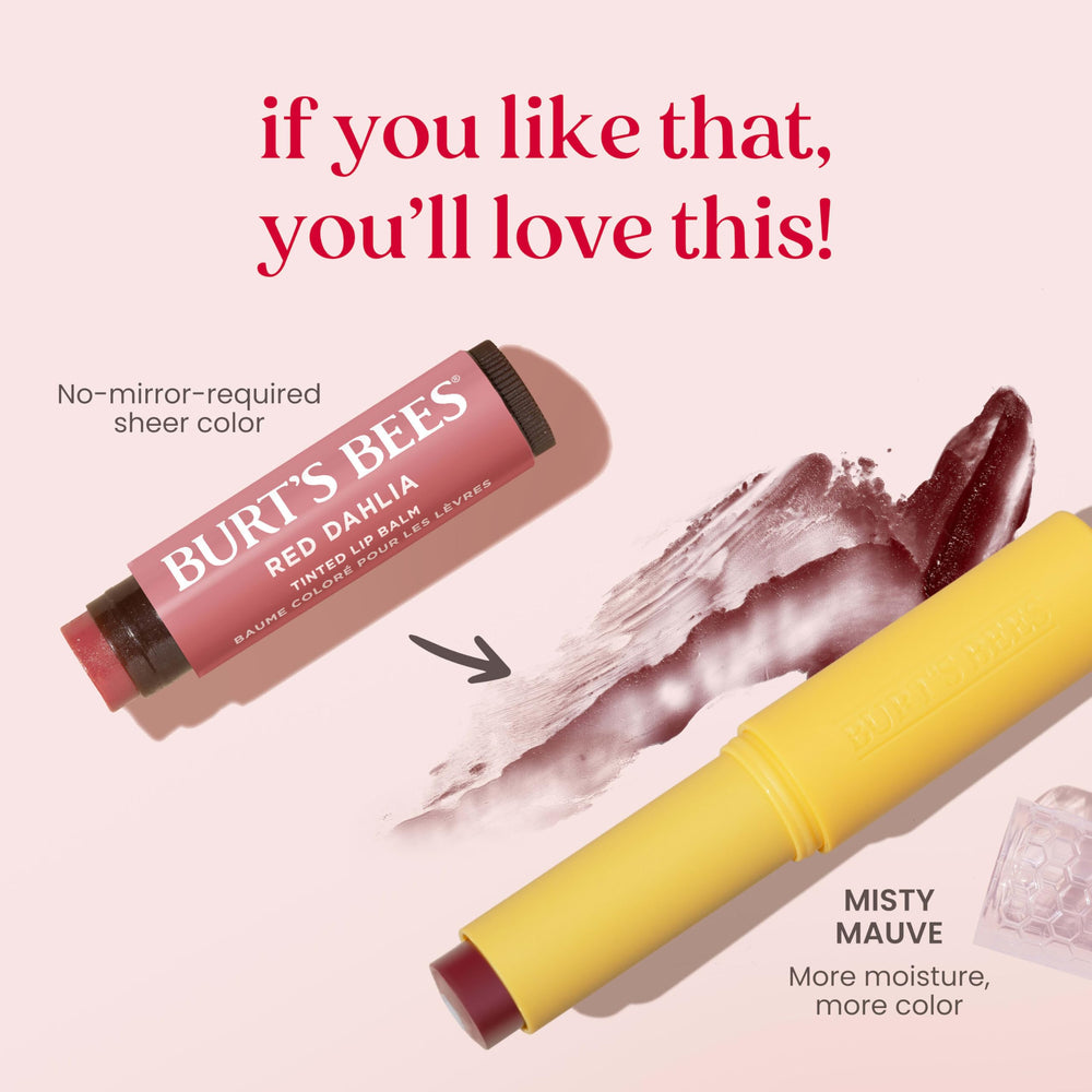 Burt's Bees clean ingredients without parabens, phthalates, petrolatum, or SLS.