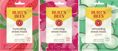 Close-up of Burt's Bees Hydrating Watermelon mask with kiwi, showing nourishing hydration