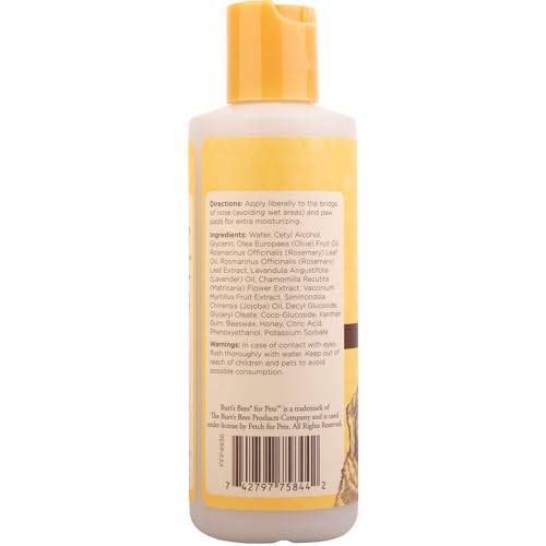 BURT'S BEES FOR PETS dog-nose-lotion application close-up.