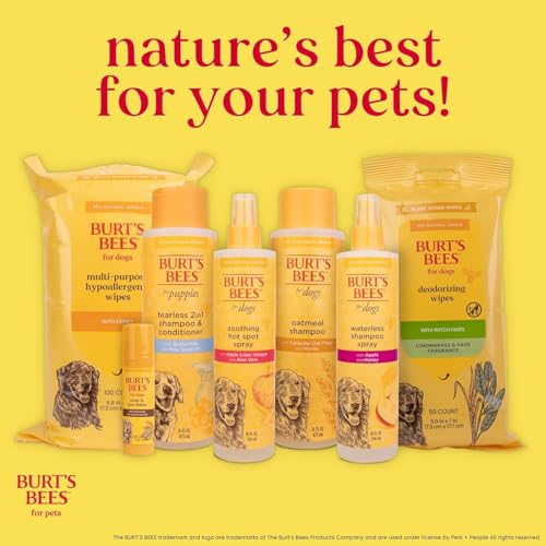 BURT'S BEES FOR PETS eco-friendly paw care packaging highlight.
