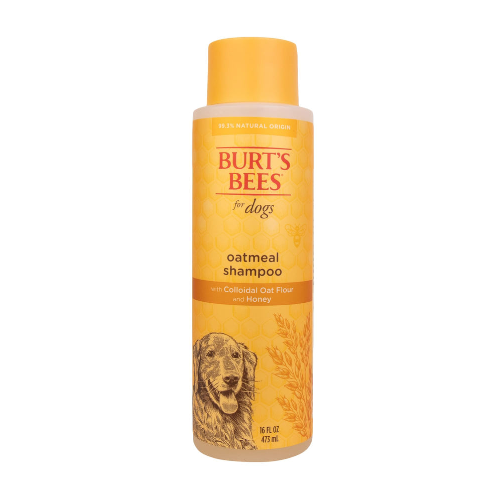 Burt's Bees for Pets Oatmeal Dog Shampoo bottle for gentle cleansing on sensitive skin
