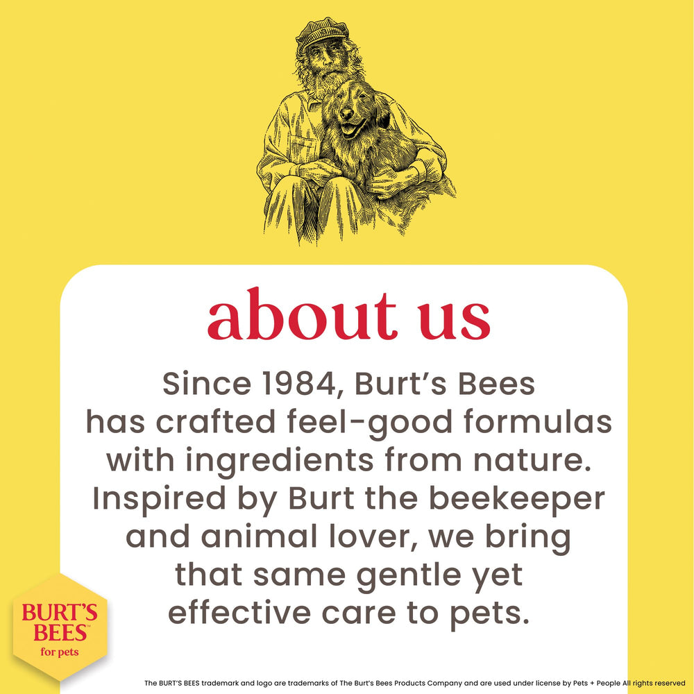 Burt's Bees for Pets Oatmeal Dog Shampoo dog bath setup
