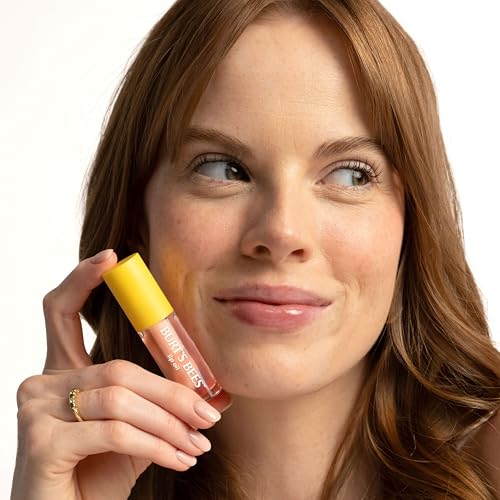 Peach flavor note in Burt's Bees Lip Oil Clear Day