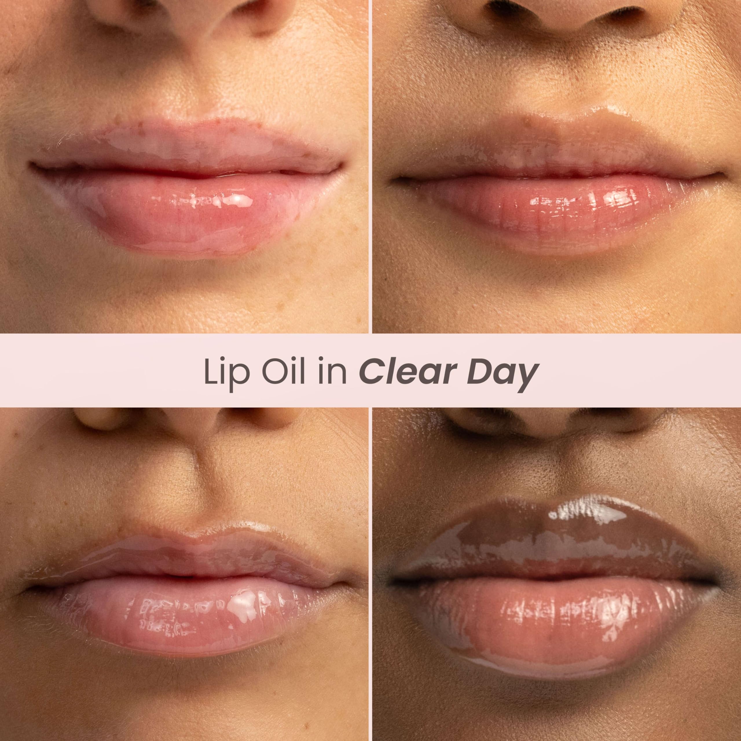 Sweet almond oil in Burt's Bees Lip Oil Clear Day for softness