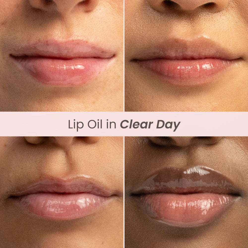 Sweet almond oil in Burt's Bees Lip Oil Clear Day for softness