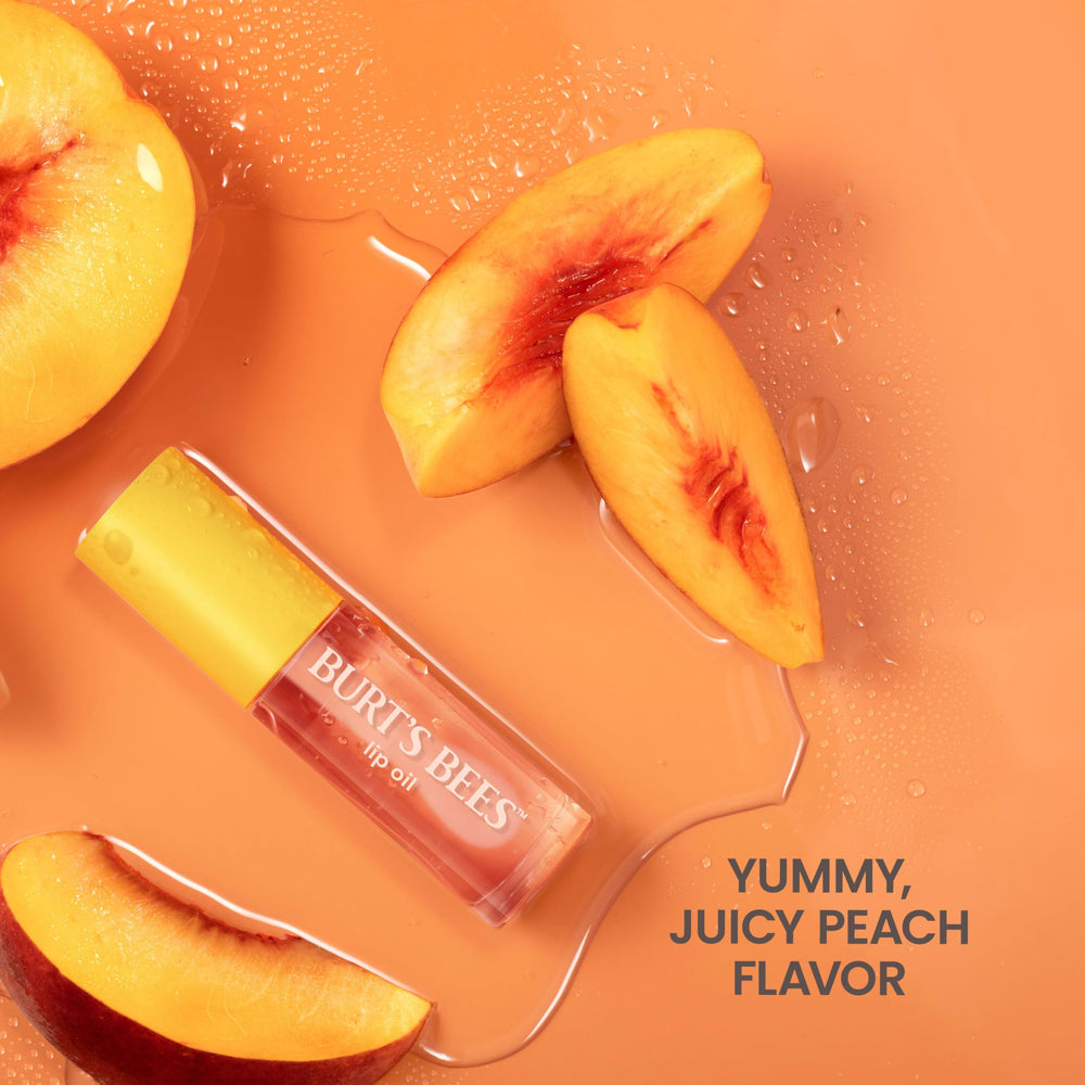 Vitamin E enriches Burt's Bees Lip Oil Clear Day formula