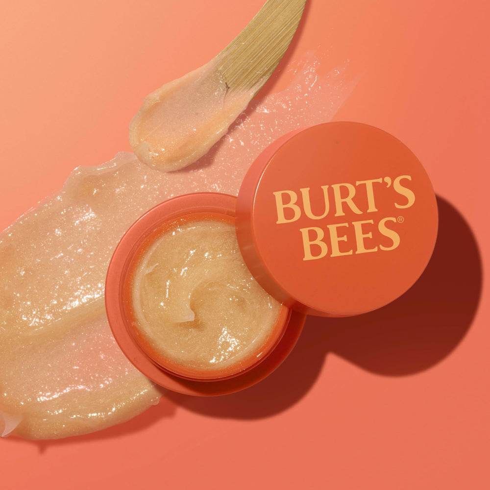 Burt’s Bees Moonlight Orchard Lip Sleeping Mask jar is compact for bedside storage.
