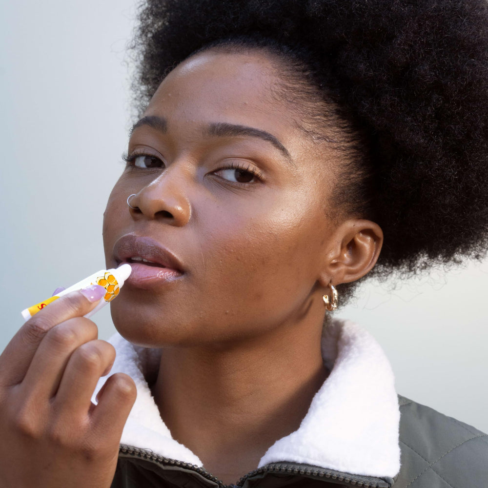 Burt's Bees 100% natural origin seal on lip balm