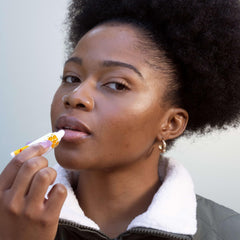 Burt's Bees 100% natural origin seal on lip balm