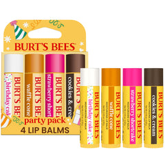 Burt's Bees Party Pack Birthday Cake tube gliding smoothly for everyday moisture