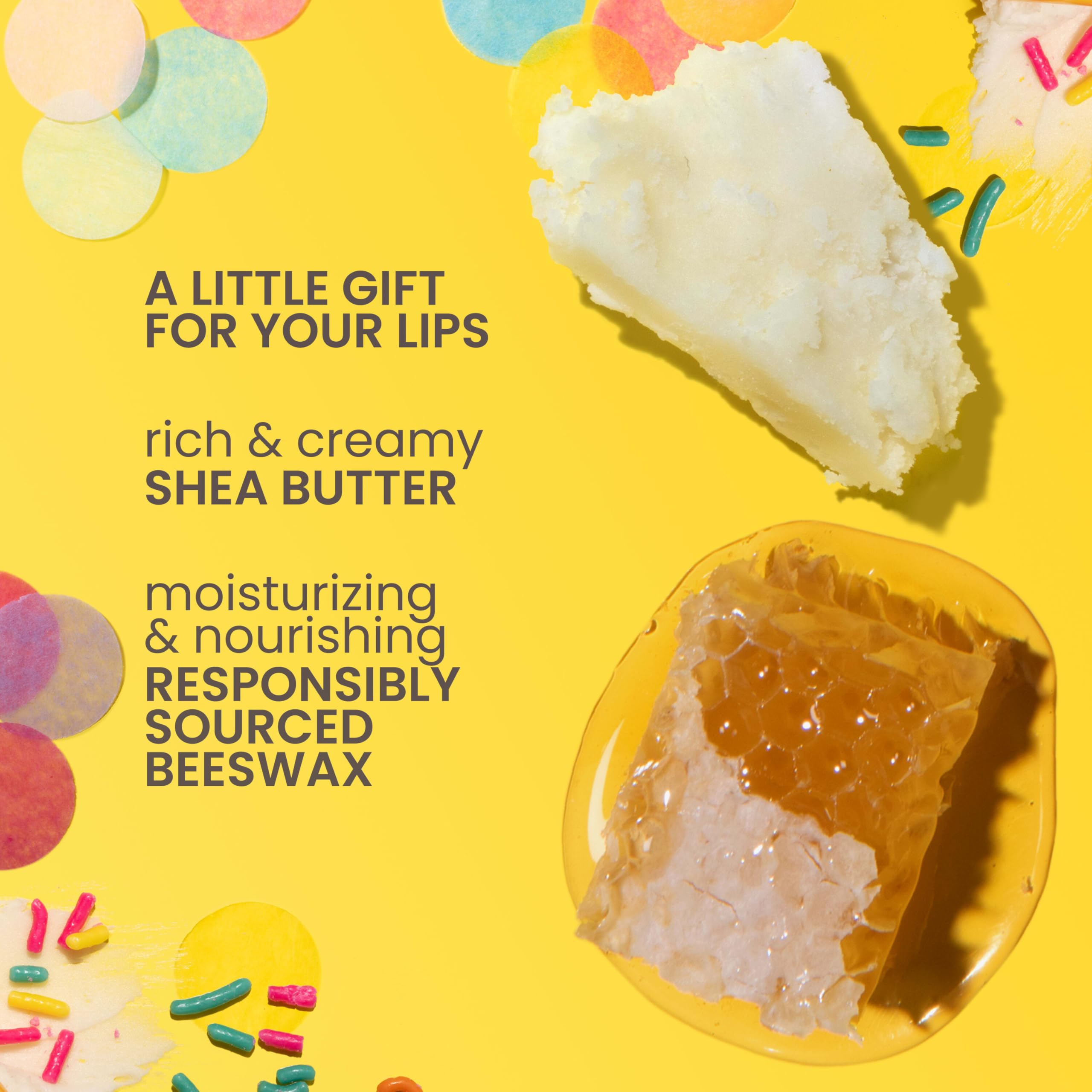 Burt's Bees Party Pack Waffle Cone tube provides comforting hydration on the go