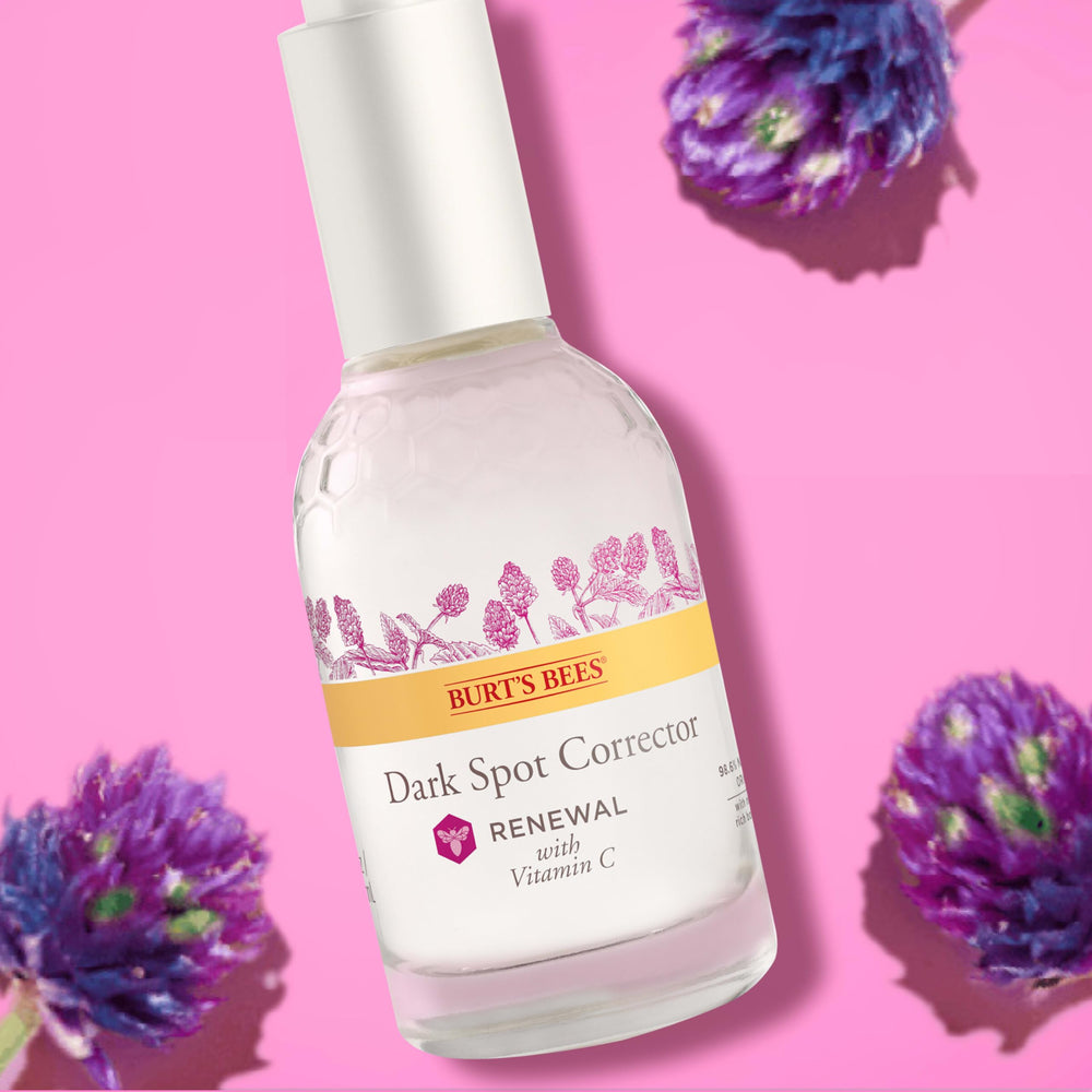 Burt's Bees Renewal cruelty-free packaging with Leaping Bunny certification.